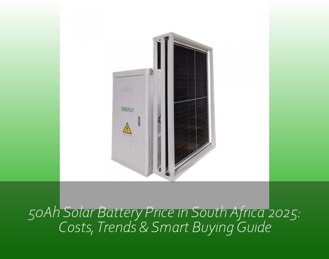 50Ah Solar Battery Price in South Africa 2025: Costs, Trends & Smart Buying Guide